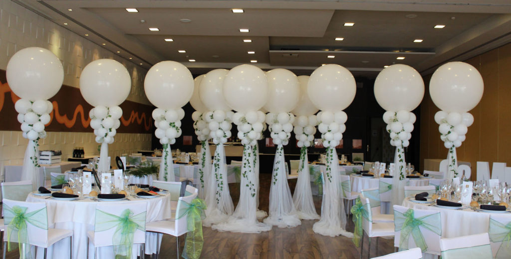 Decoración con globos para bodas en Granada | Originalandia